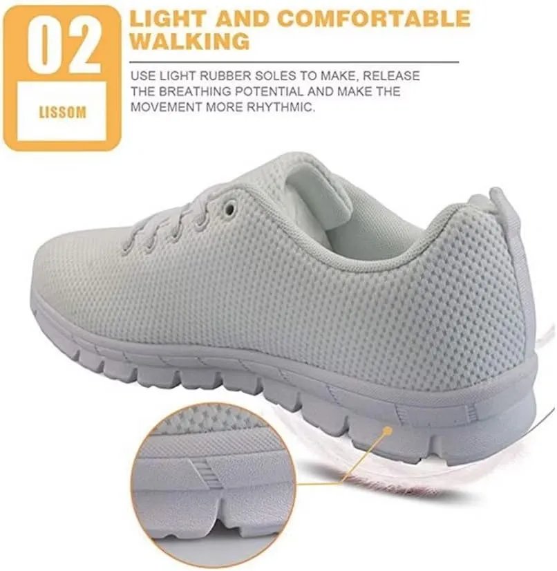 Jeiento Lightweight Walking Shoes for Women Fashion Sneakers for Girls Athletic Hiking Walking Sports Travel Jogging Running Shoes