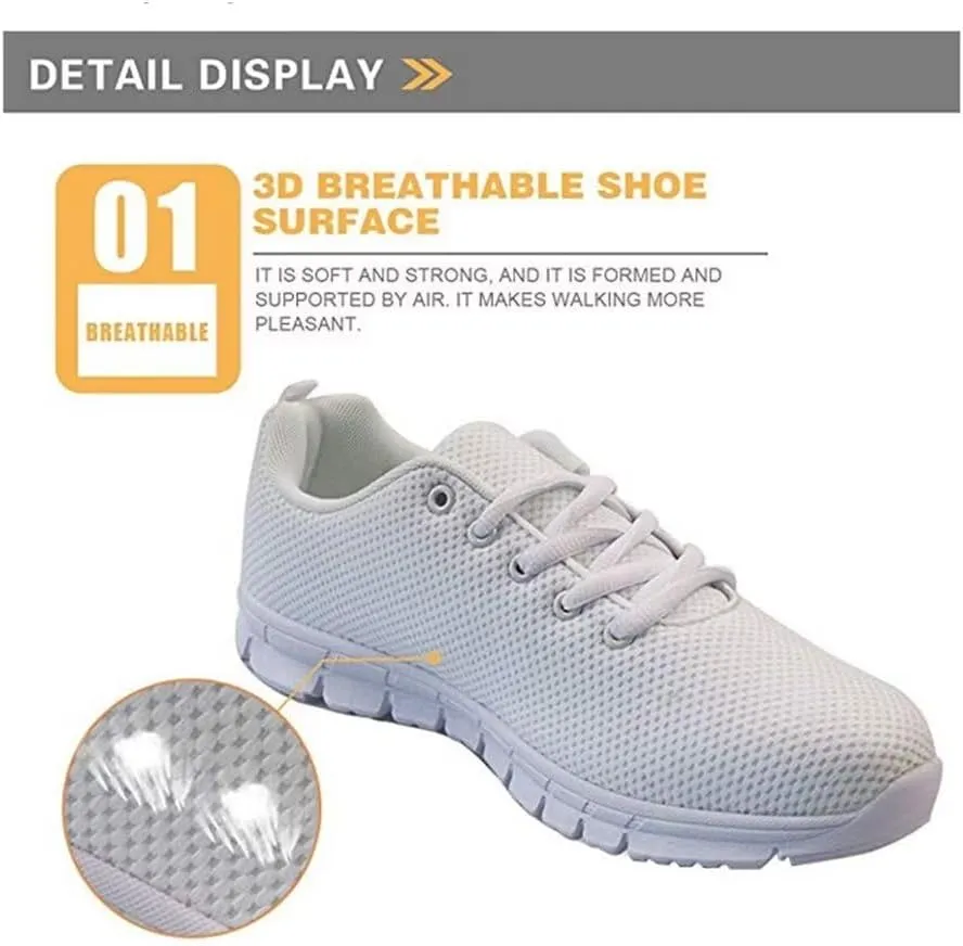 Jeiento Lightweight Walking Shoes for Women Fashion Sneakers for Girls Athletic Hiking Walking Sports Travel Jogging Running Shoes