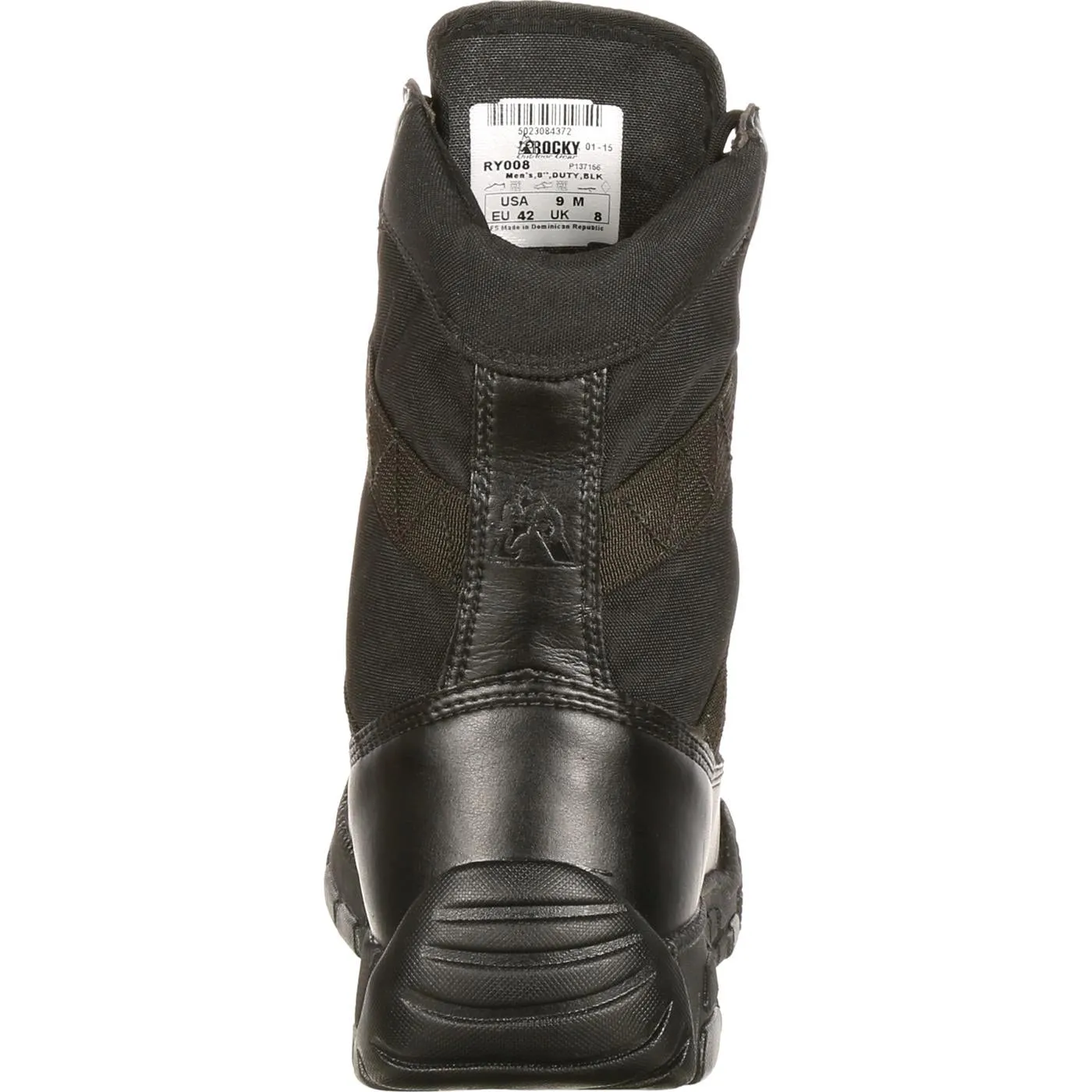 Rocky | Unisex C4T | Military Inspired Public Service Boot | Black