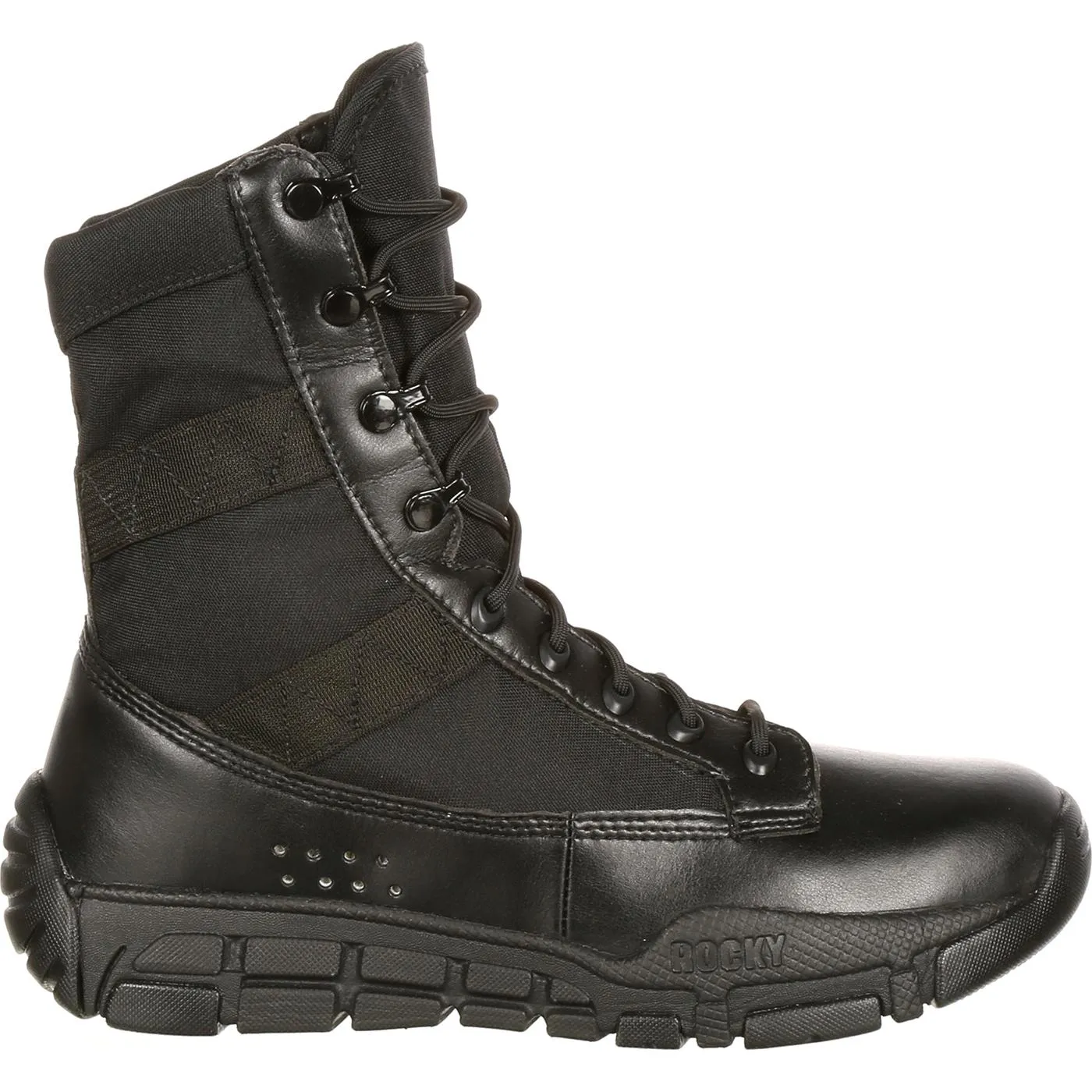 Rocky | Unisex C4T | Military Inspired Public Service Boot | Black